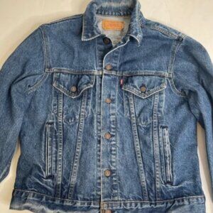Vintage Levi's Type III Trucker Jean Jacket USA 1980s Size 42